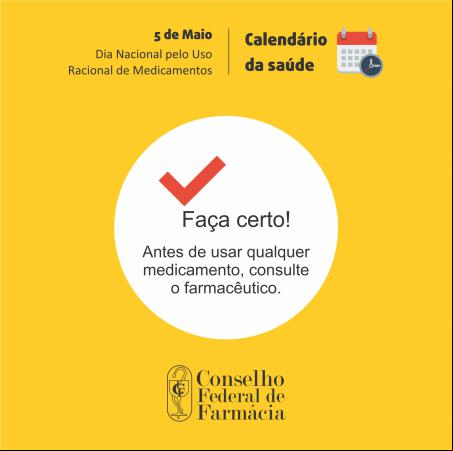 Imagem: Conselho Federal de Farmácia.